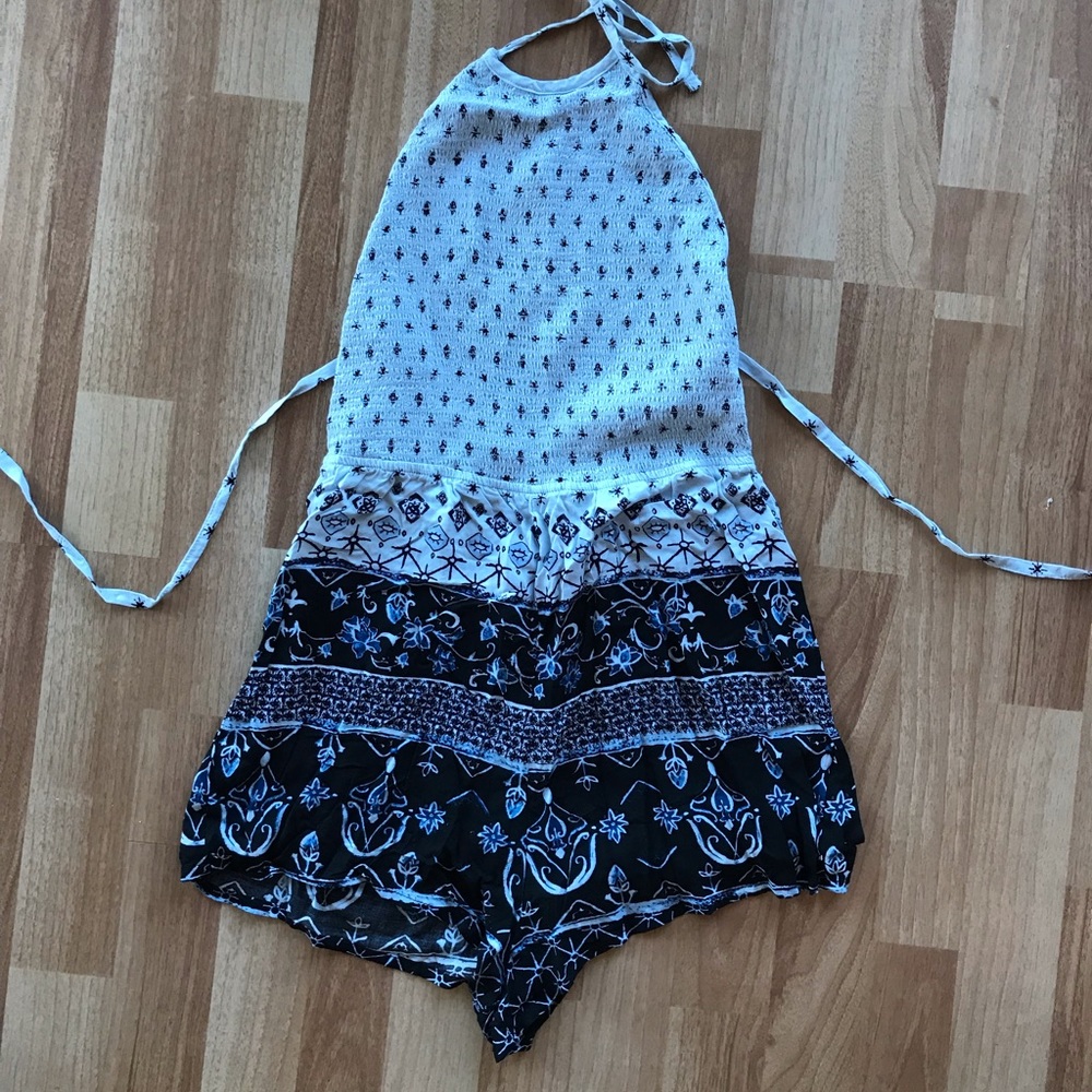 Urban outfitters halter romper.